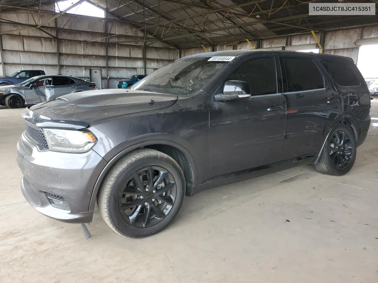 2018 Dodge Durango R/T VIN: 1C4SDJCT8JC415351 Lot: 69164644