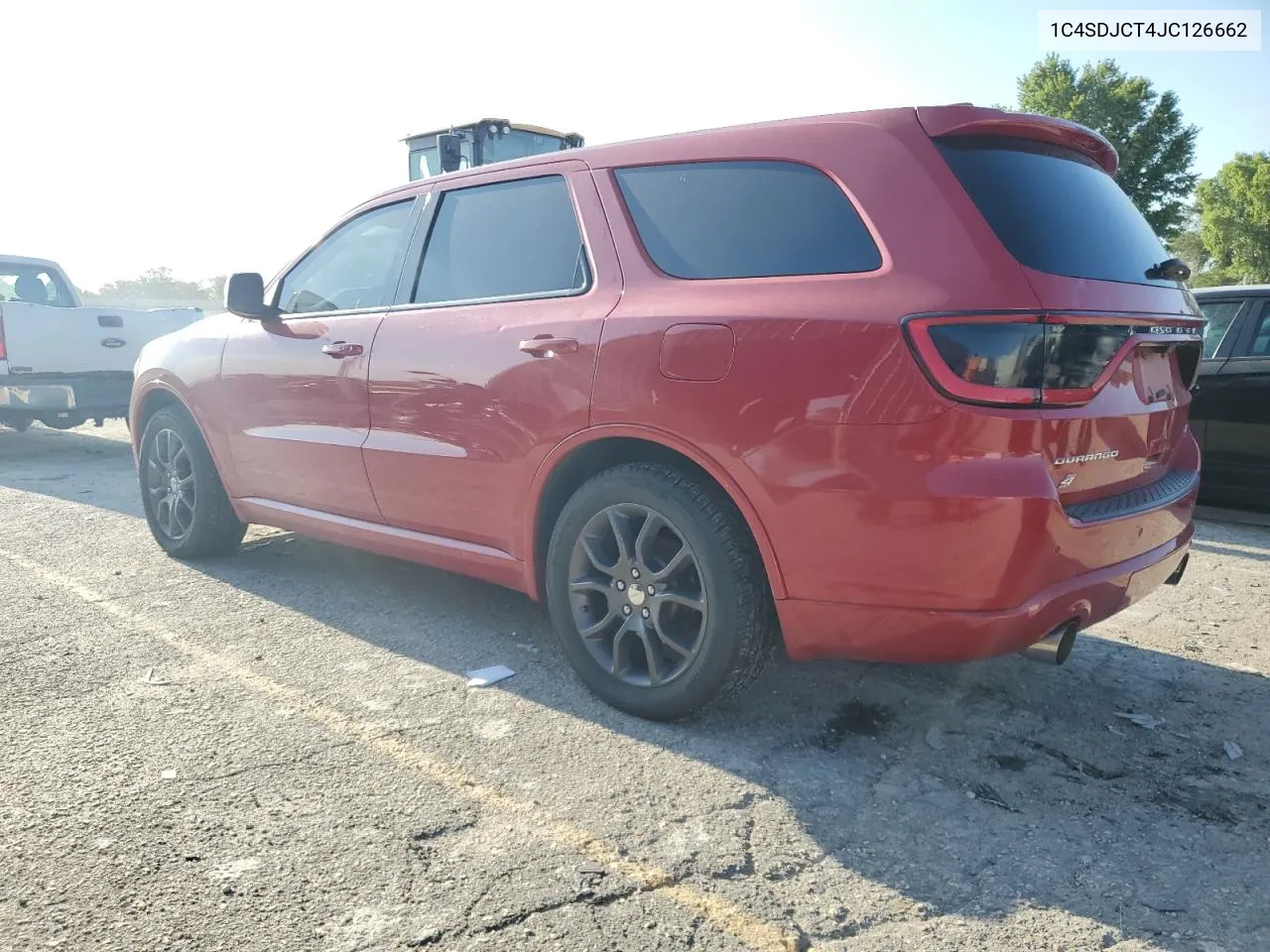 2018 Dodge Durango R/T VIN: 1C4SDJCT4JC126662 Lot: 69218924