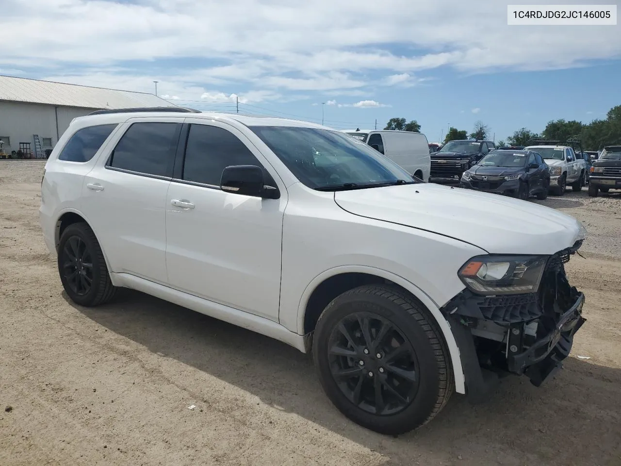 2018 Dodge Durango Gt VIN: 1C4RDJDG2JC146005 Lot: 69465834