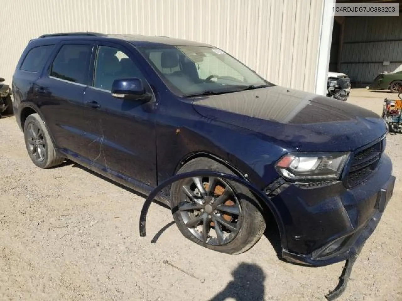 2018 Dodge Durango Gt VIN: 1C4RDJDG7JC383203 Lot: 69704364