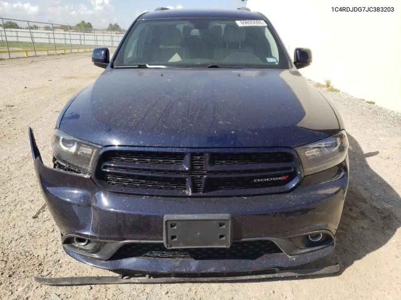 2018 Dodge Durango Gt VIN: 1C4RDJDG7JC383203 Lot: 69704364