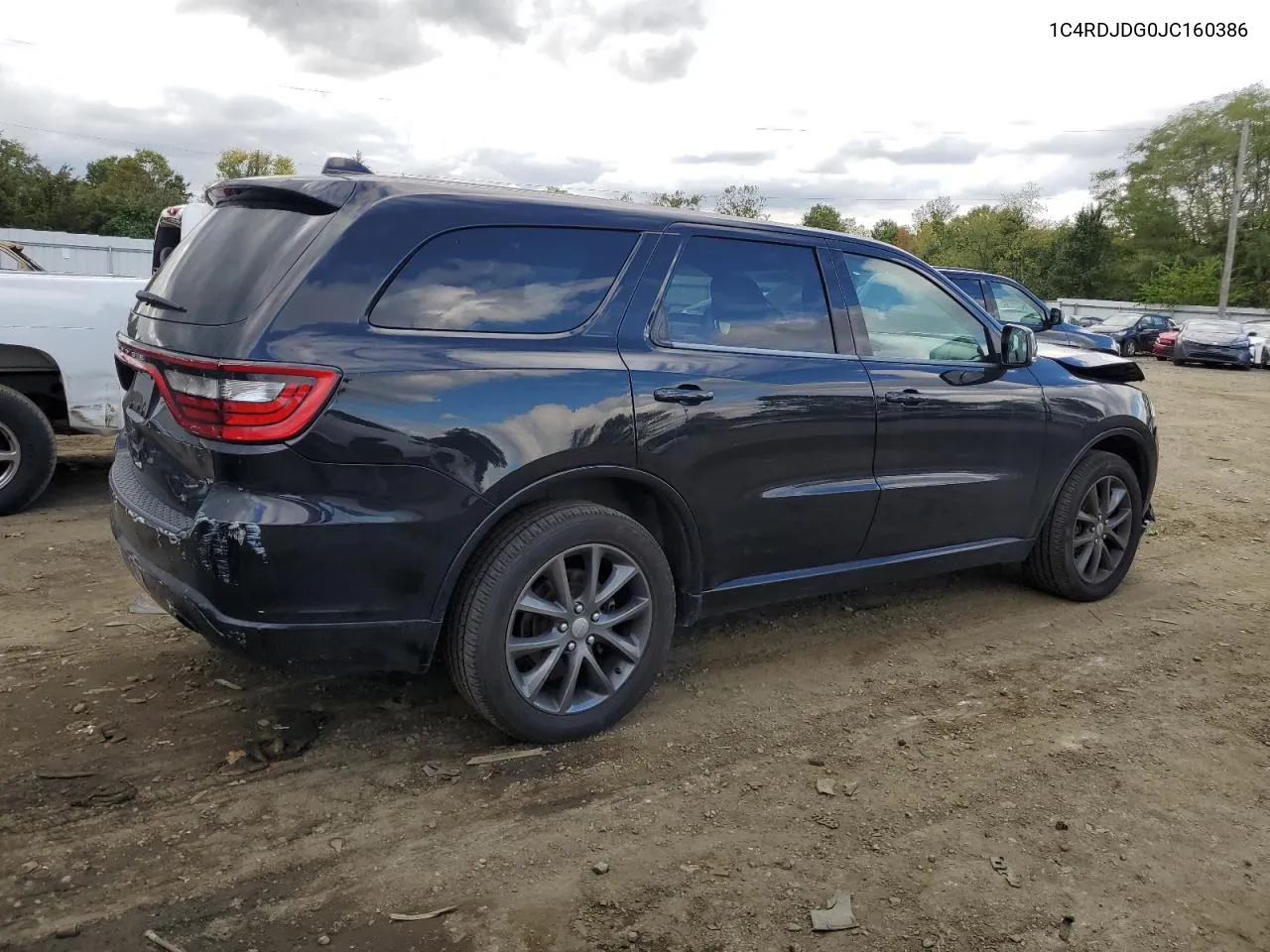 2018 Dodge Durango Gt VIN: 1C4RDJDG0JC160386 Lot: 70099644