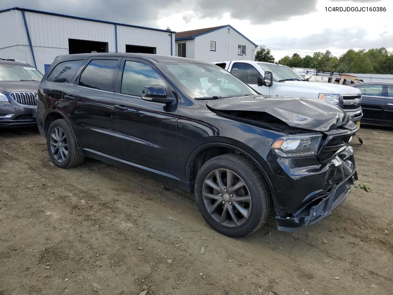 2018 Dodge Durango Gt VIN: 1C4RDJDG0JC160386 Lot: 70099644