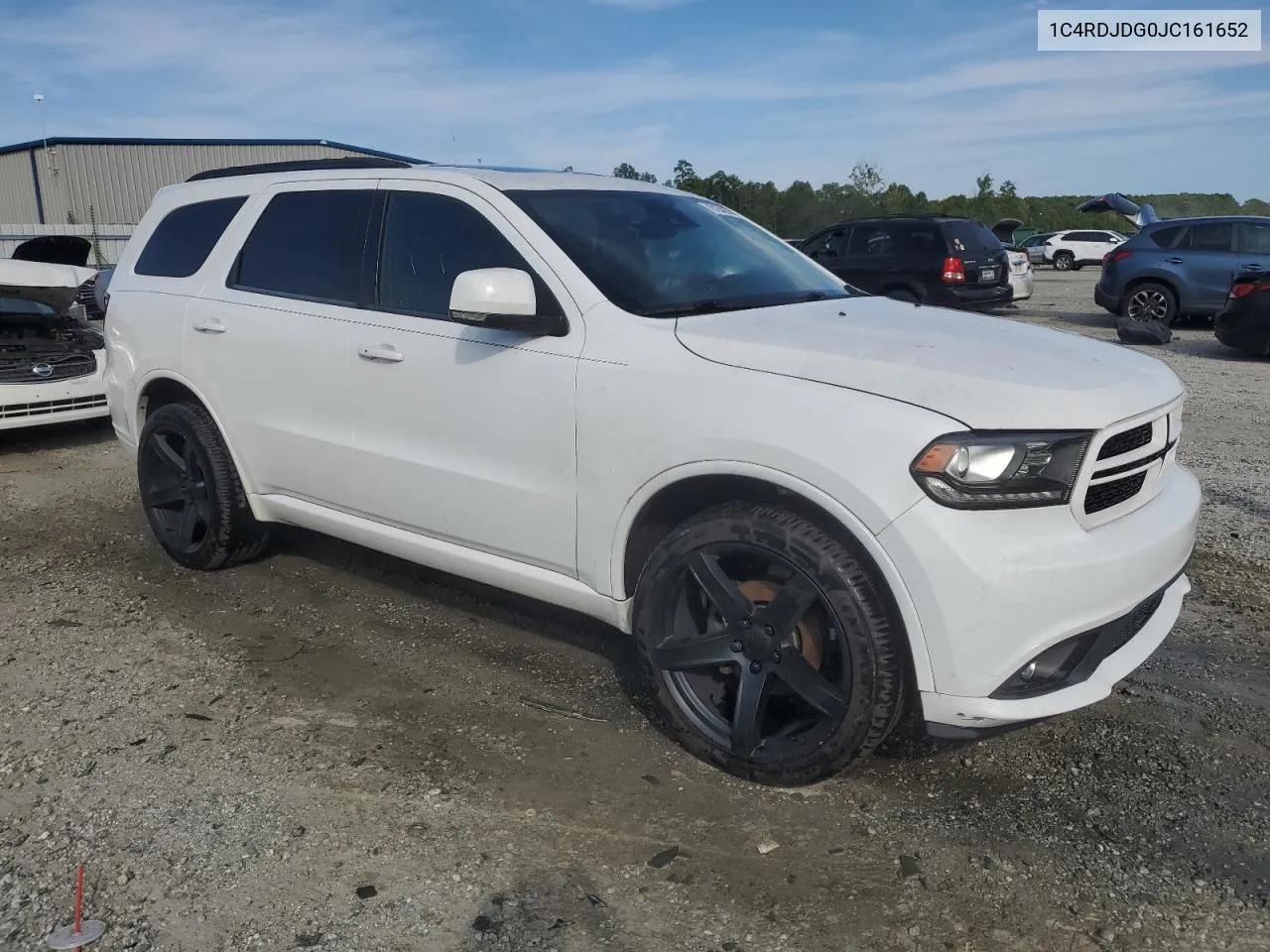 2018 Dodge Durango Gt VIN: 1C4RDJDG0JC161652 Lot: 70184004