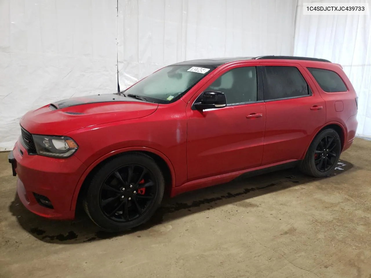 2018 Dodge Durango R/T VIN: 1C4SDJCTXJC439733 Lot: 70378454