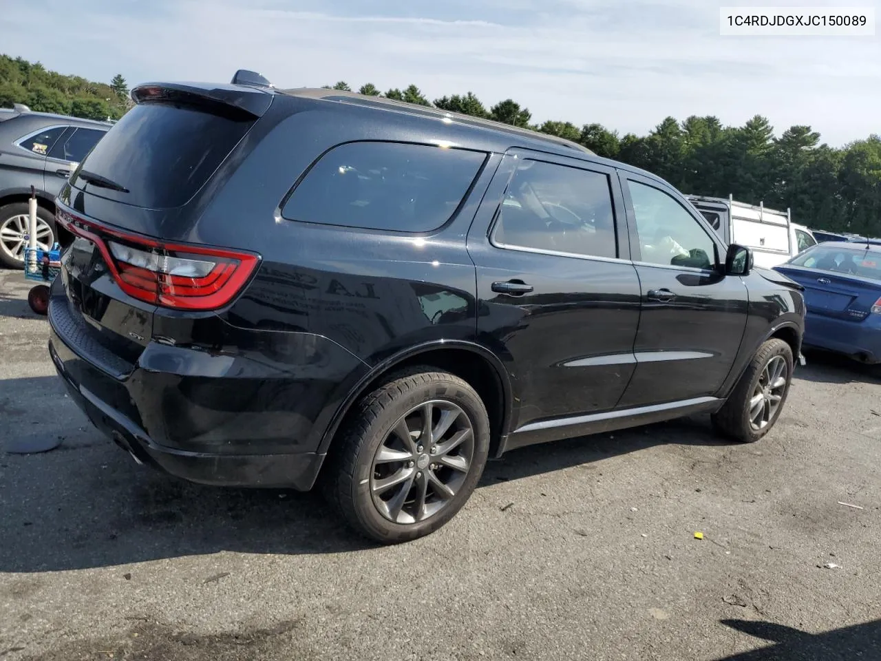 2018 Dodge Durango Gt VIN: 1C4RDJDGXJC150089 Lot: 70559834