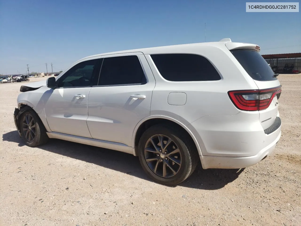 2018 Dodge Durango Gt VIN: 1C4RDHDG0JC281752 Lot: 70569694