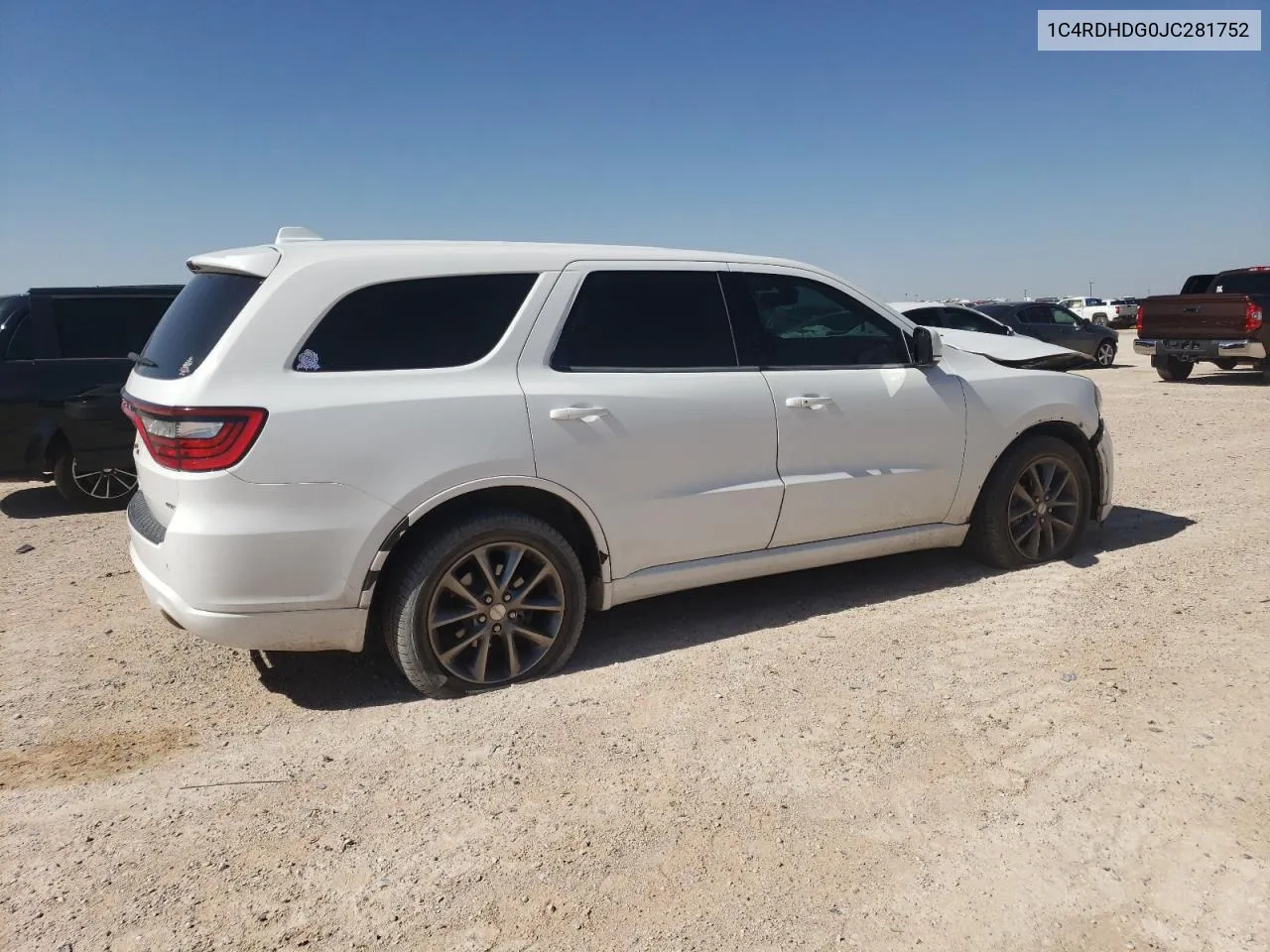 1C4RDHDG0JC281752 2018 Dodge Durango Gt