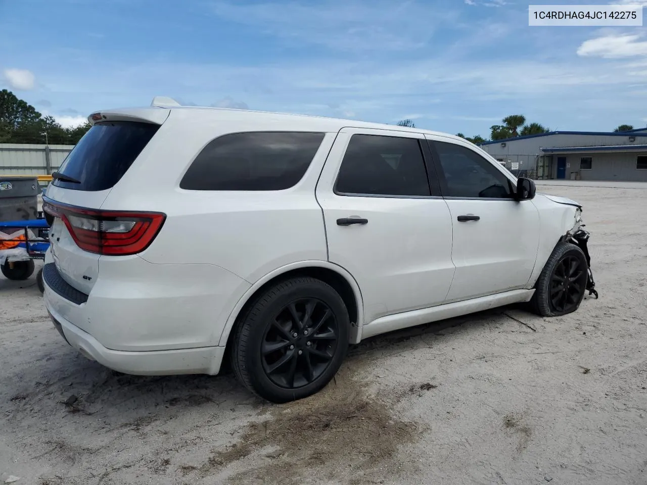 2018 Dodge Durango Sxt VIN: 1C4RDHAG4JC142275 Lot: 70579344