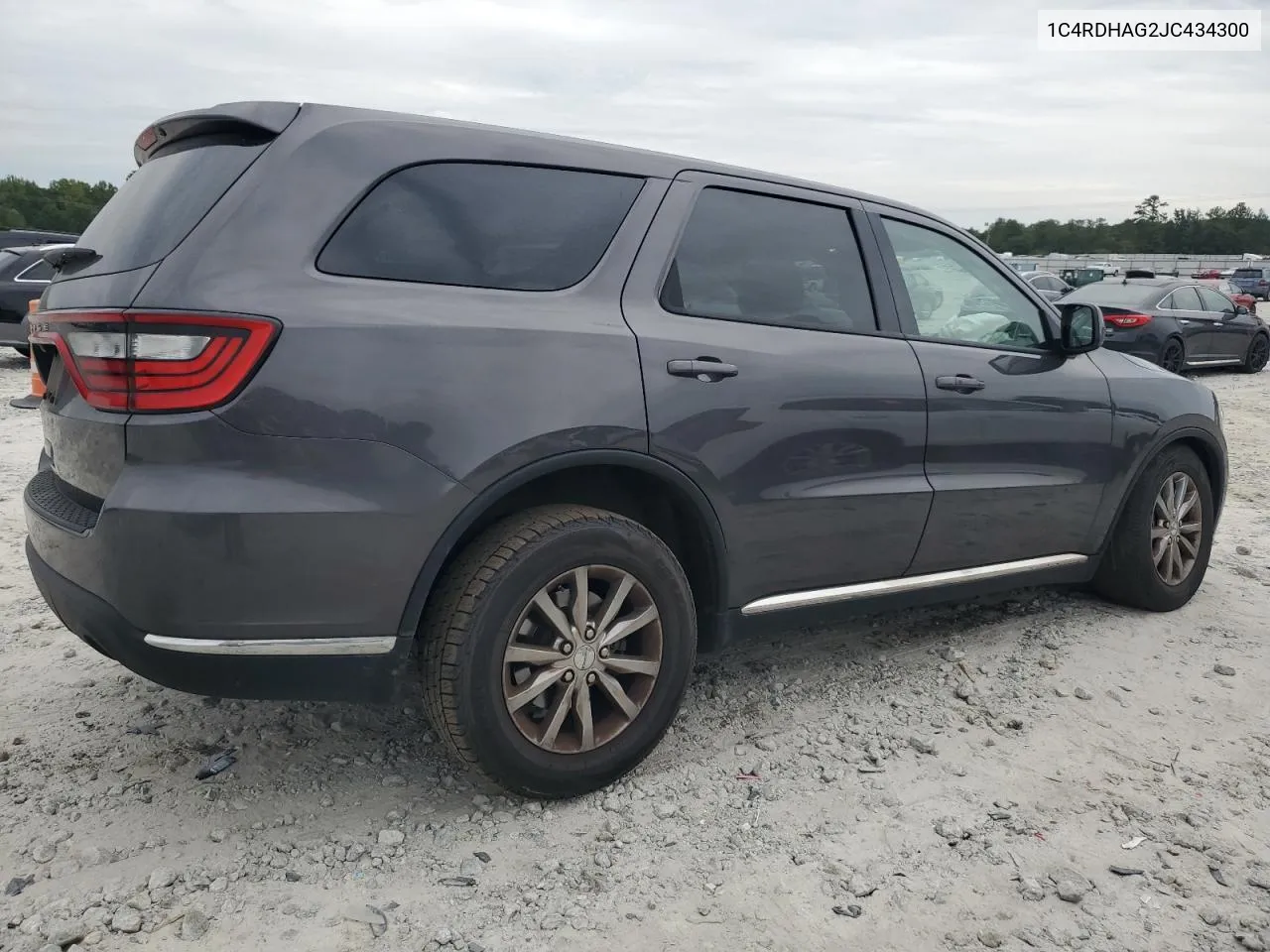 2018 Dodge Durango Sxt VIN: 1C4RDHAG2JC434300 Lot: 70641224