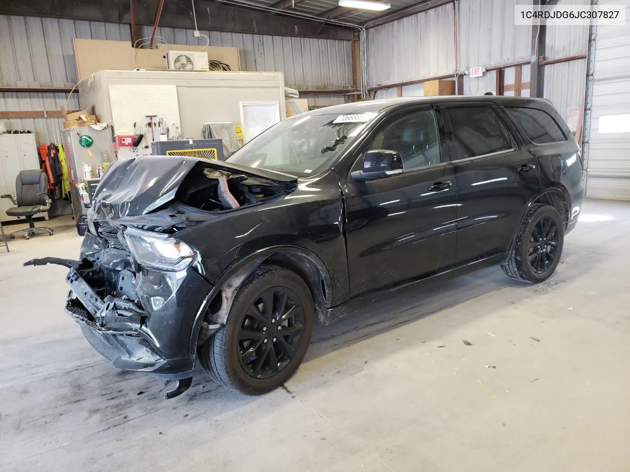 2018 Dodge Durango Gt VIN: 1C4RDJDG6JC307827 Lot: 70668854