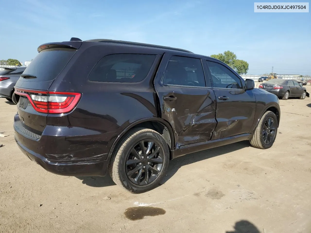 2018 Dodge Durango Gt VIN: 1C4RDJDGXJC497504 Lot: 70867014