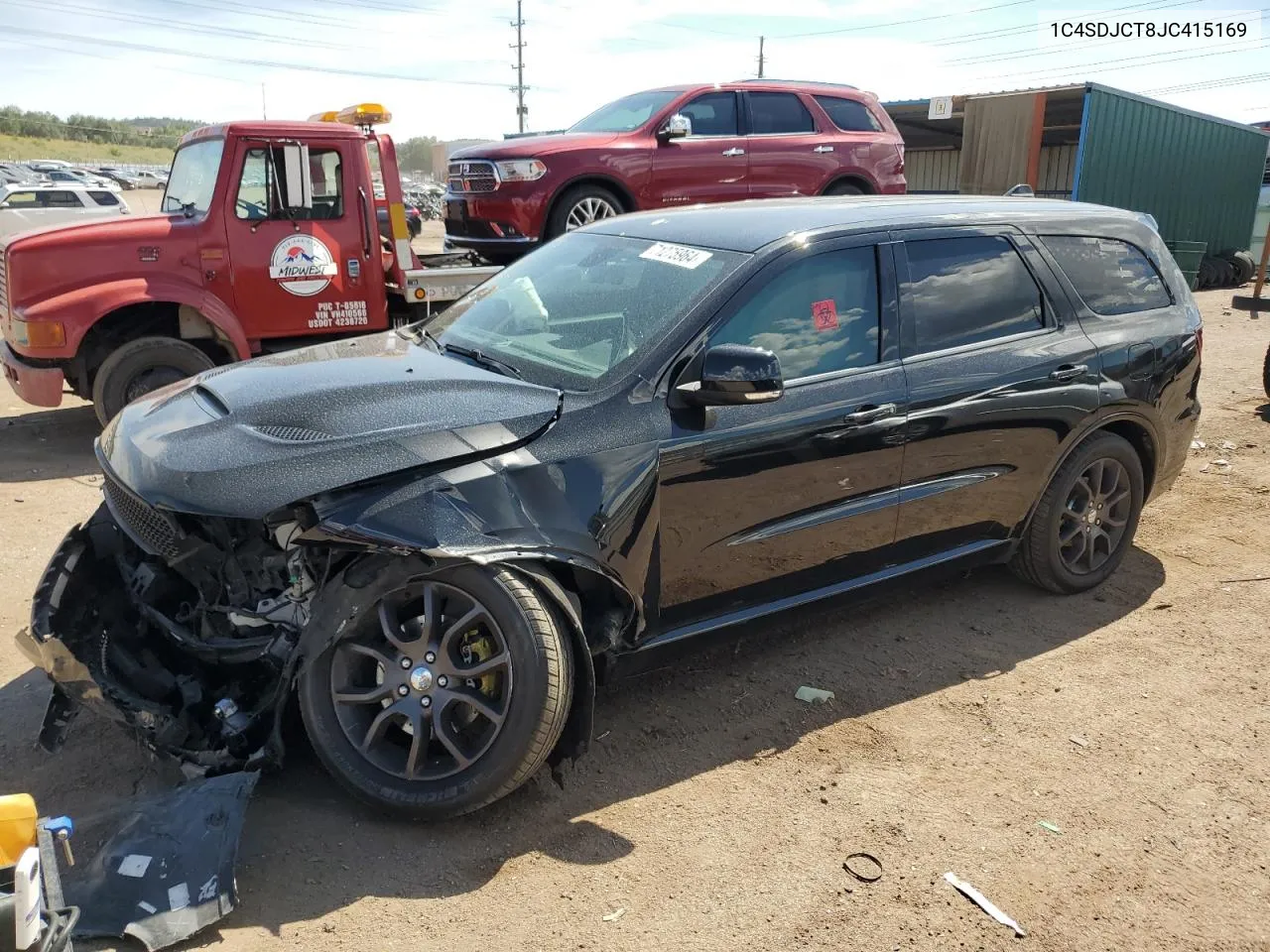 2018 Dodge Durango R/T VIN: 1C4SDJCT8JC415169 Lot: 71275964