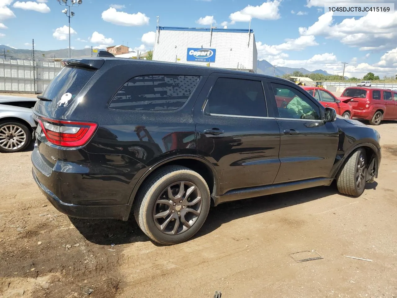 2018 Dodge Durango R/T VIN: 1C4SDJCT8JC415169 Lot: 71275964