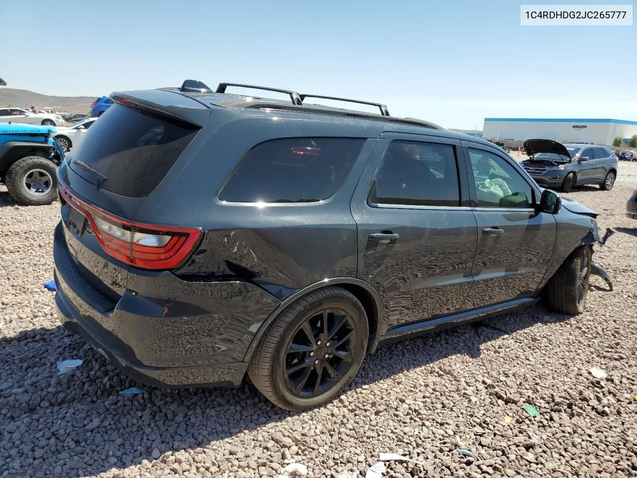 2018 Dodge Durango Gt VIN: 1C4RDHDG2JC265777 Lot: 71497014