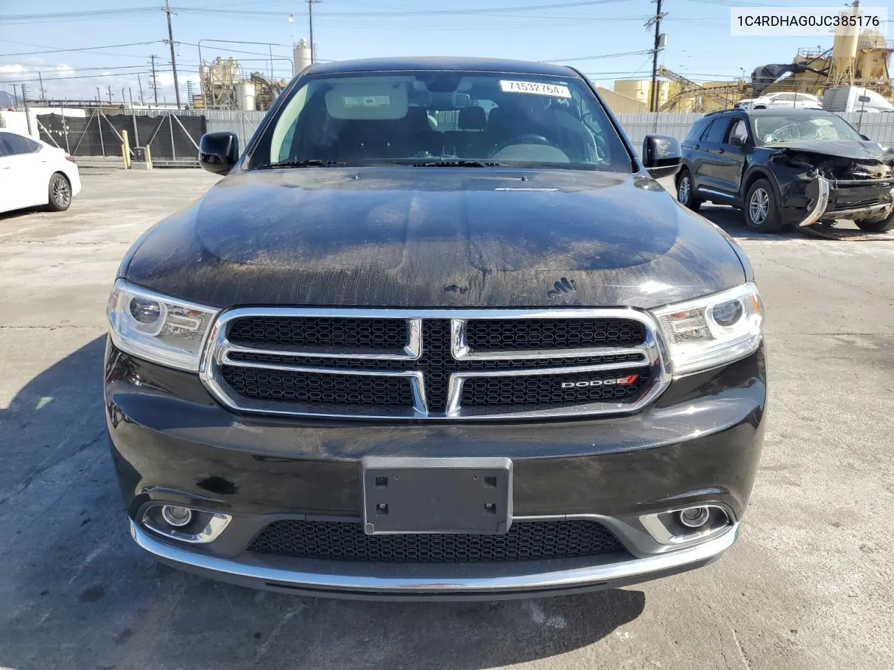 2018 Dodge Durango Sxt VIN: 1C4RDHAG0JC385176 Lot: 71532764