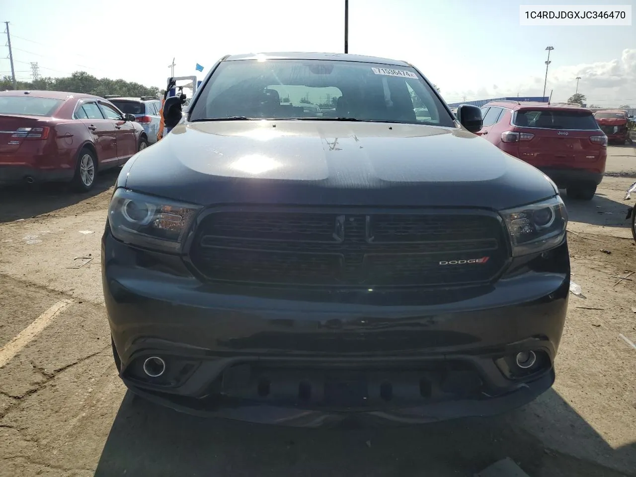 1C4RDJDGXJC346470 2018 Dodge Durango Gt