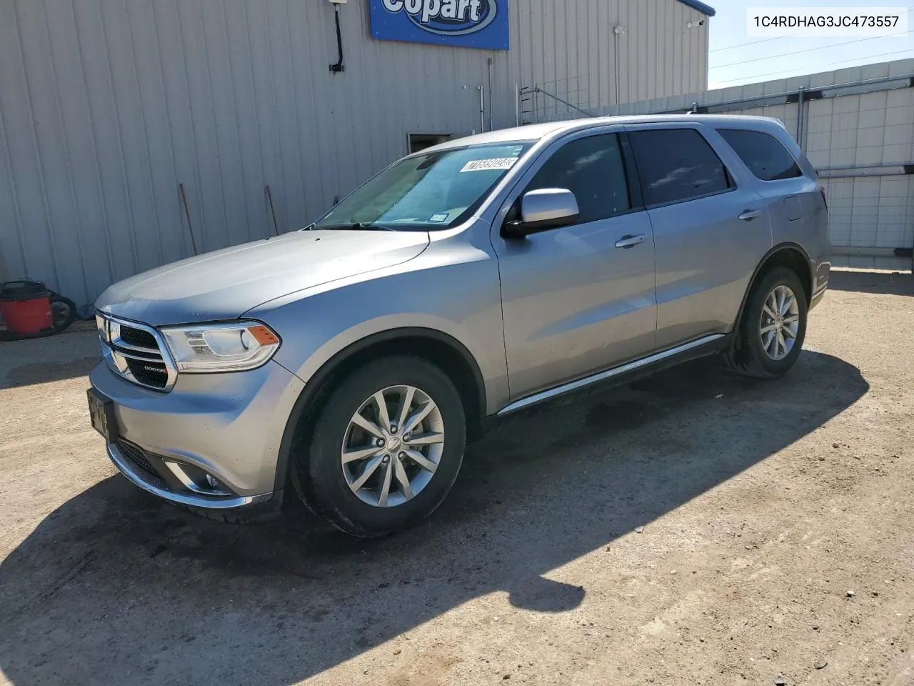 2018 Dodge Durango Sxt VIN: 1C4RDHAG3JC473557 Lot: 71589024