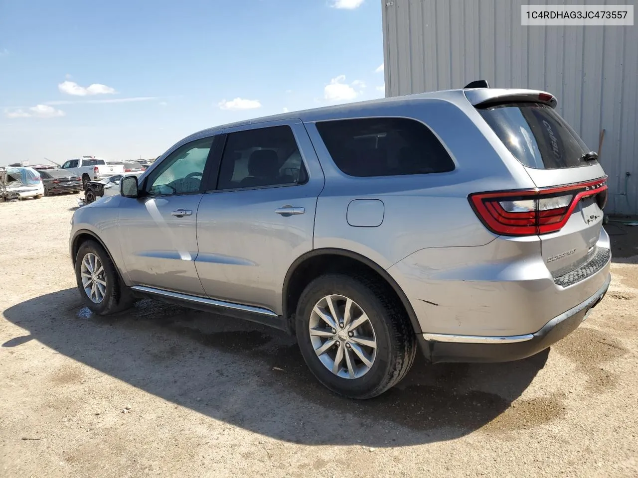 2018 Dodge Durango Sxt VIN: 1C4RDHAG3JC473557 Lot: 71589024