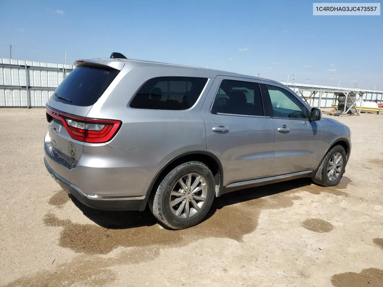 2018 Dodge Durango Sxt VIN: 1C4RDHAG3JC473557 Lot: 71589024