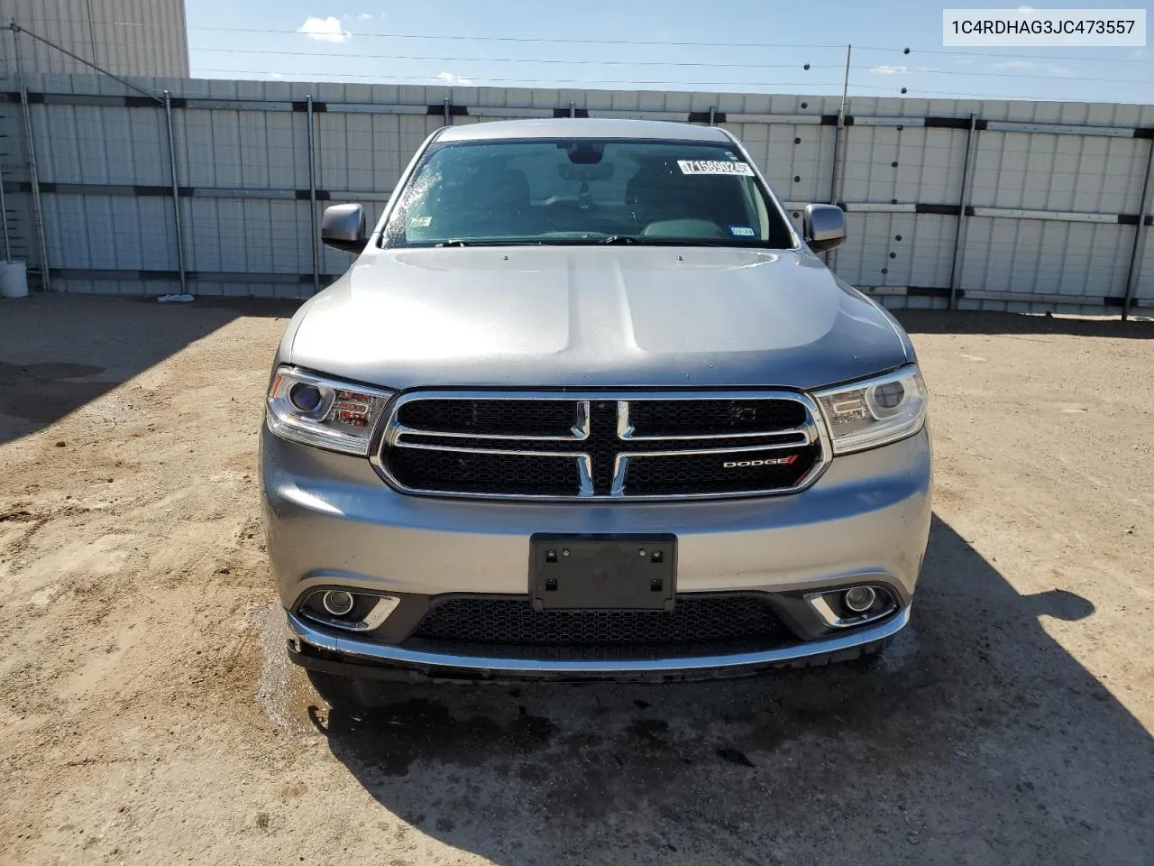 2018 Dodge Durango Sxt VIN: 1C4RDHAG3JC473557 Lot: 71589024