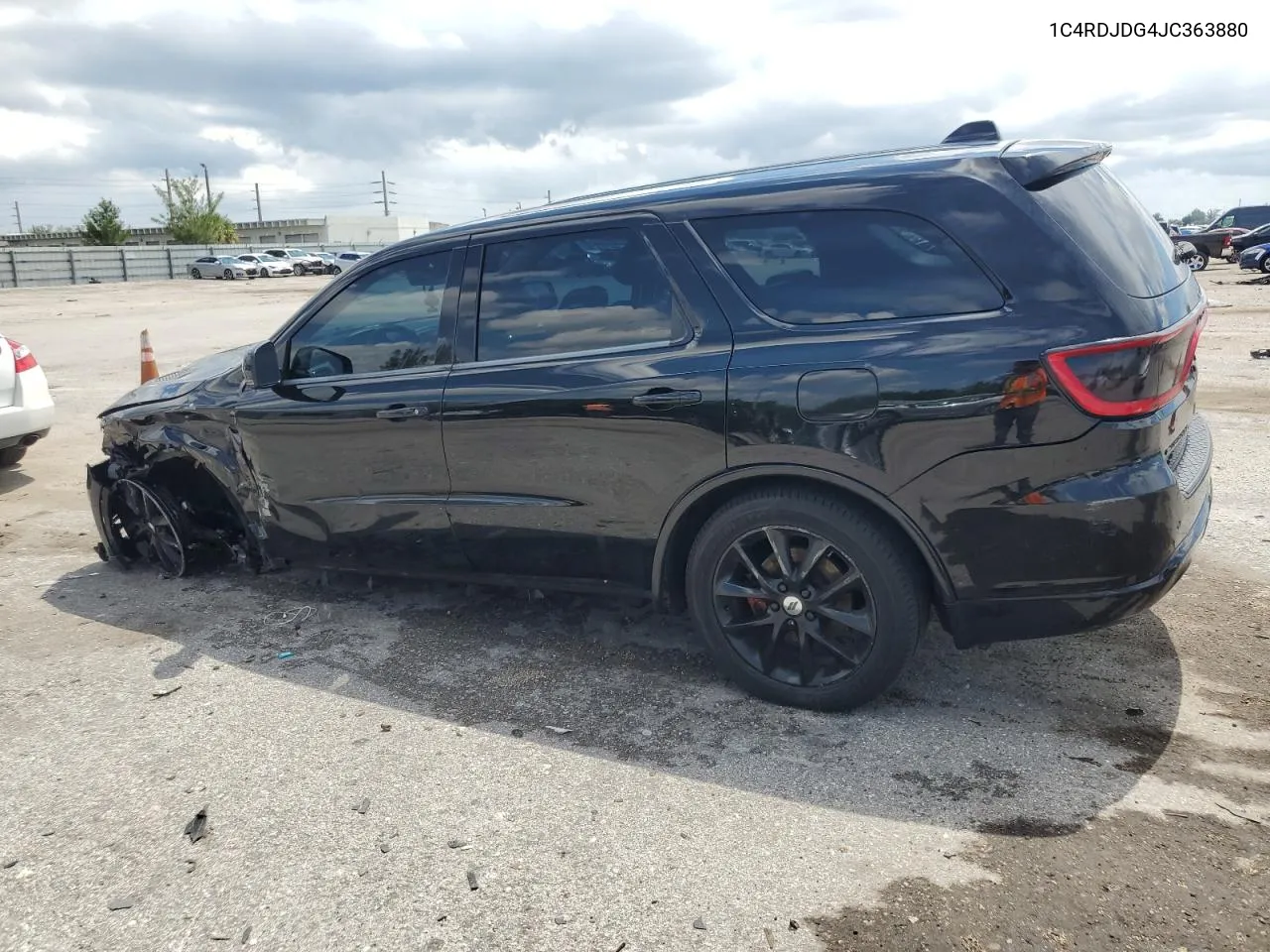 2018 Dodge Durango Gt VIN: 1C4RDJDG4JC363880 Lot: 71646414