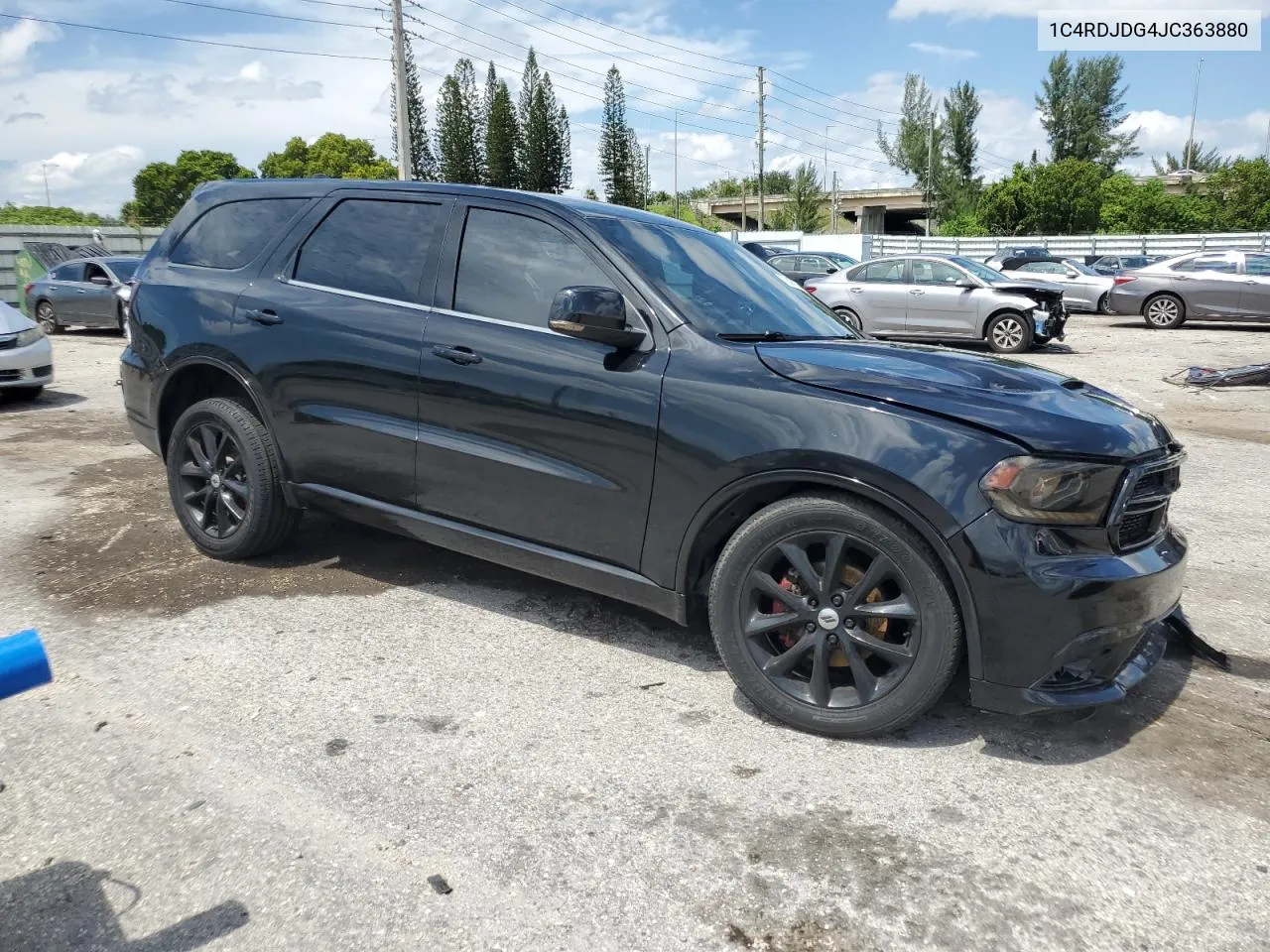 2018 Dodge Durango Gt VIN: 1C4RDJDG4JC363880 Lot: 71646414