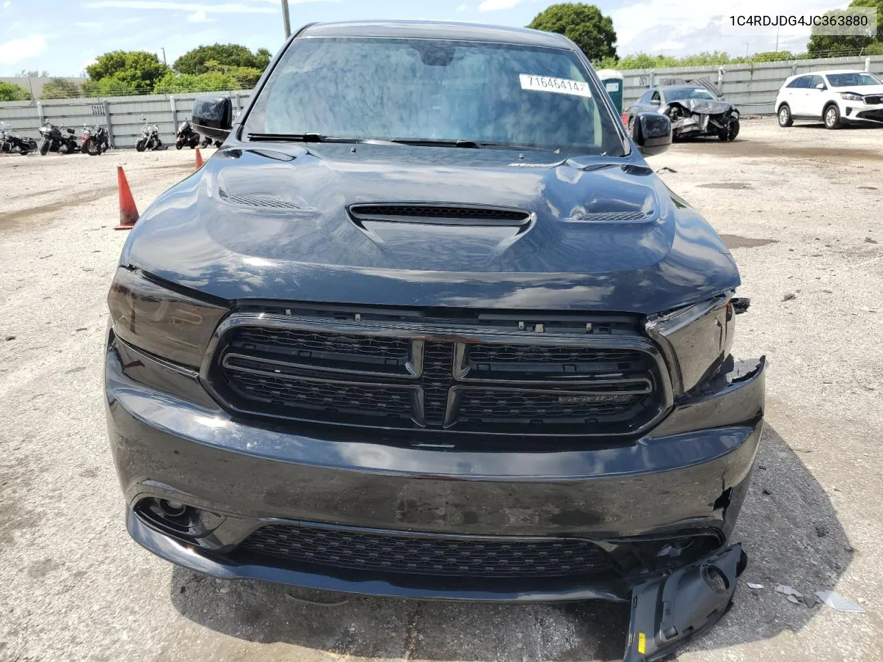 1C4RDJDG4JC363880 2018 Dodge Durango Gt