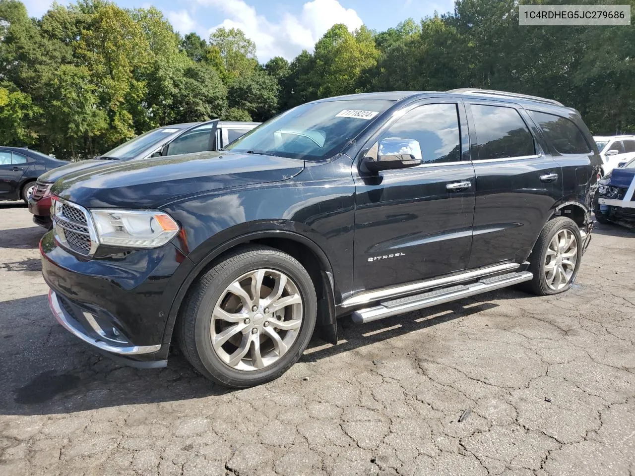 2018 Dodge Durango Citadel VIN: 1C4RDHEG5JC279686 Lot: 71718224