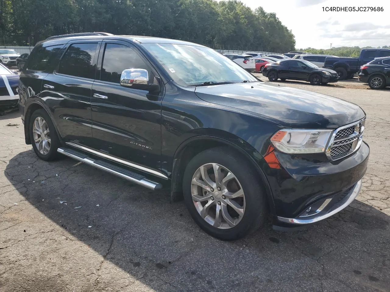 2018 Dodge Durango Citadel VIN: 1C4RDHEG5JC279686 Lot: 71718224