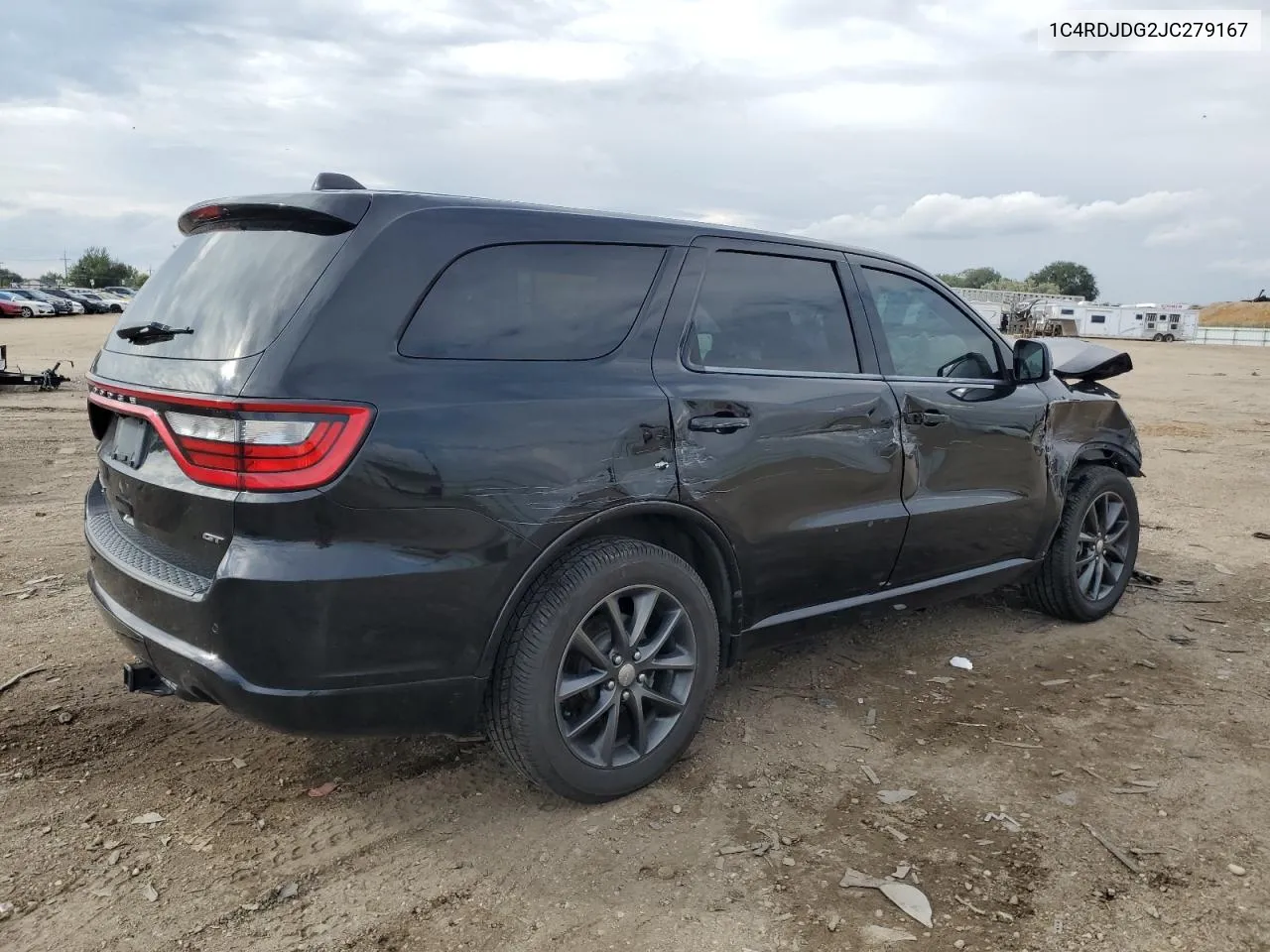 2018 Dodge Durango Gt VIN: 1C4RDJDG2JC279167 Lot: 71936814