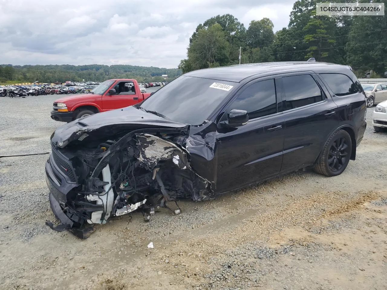 2018 Dodge Durango R/T VIN: 1C4SDJCT6JC404266 Lot: 72016044