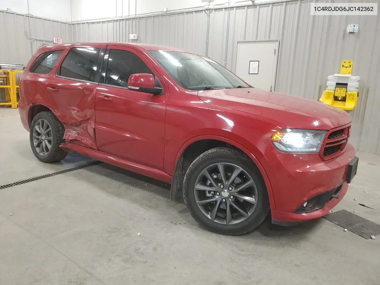 1C4RDJDG6JC142362 2018 Dodge Durango Gt