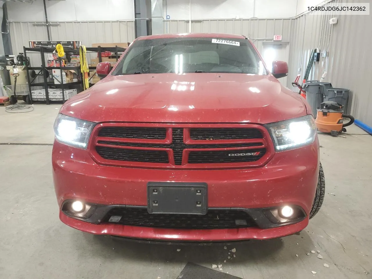 1C4RDJDG6JC142362 2018 Dodge Durango Gt