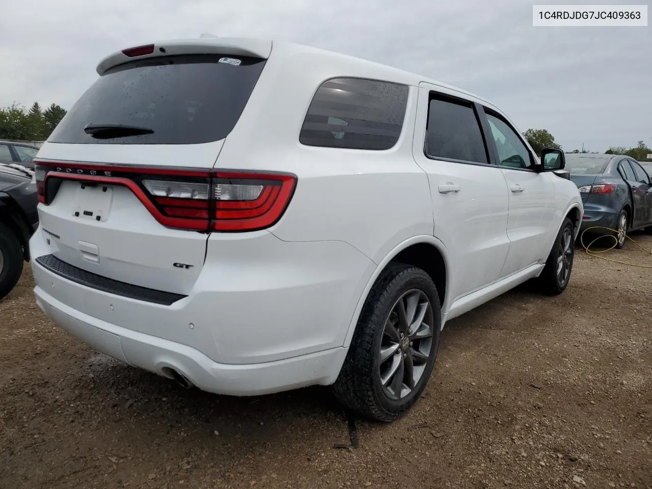 2018 Dodge Durango Gt VIN: 1C4RDJDG7JC409363 Lot: 72468564