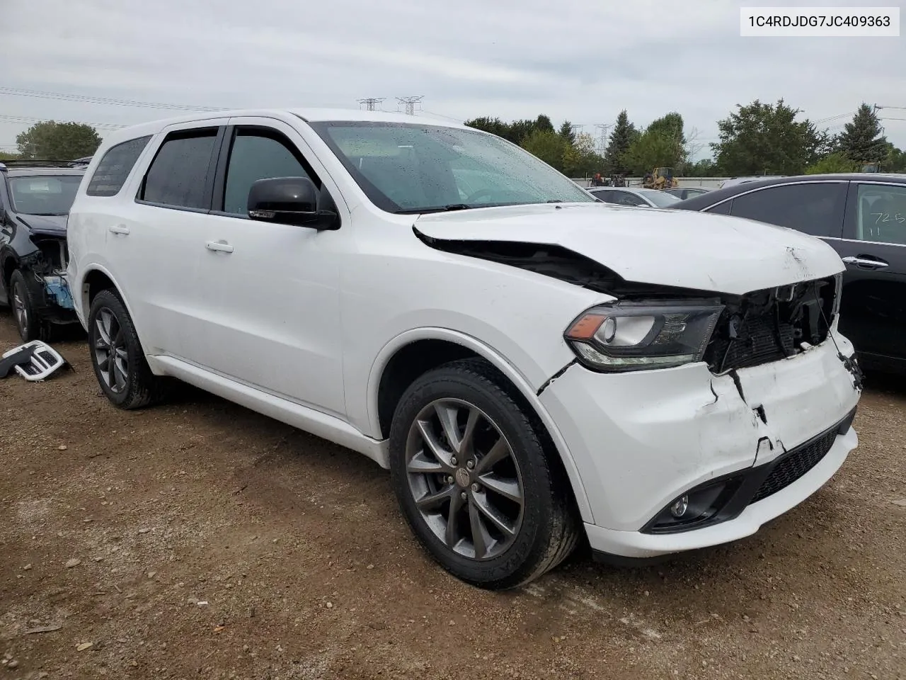 2018 Dodge Durango Gt VIN: 1C4RDJDG7JC409363 Lot: 72468564