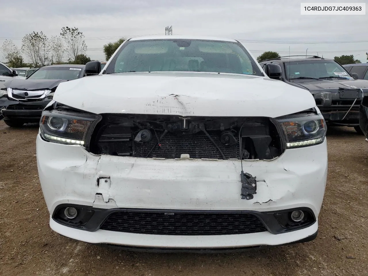 2018 Dodge Durango Gt VIN: 1C4RDJDG7JC409363 Lot: 72468564