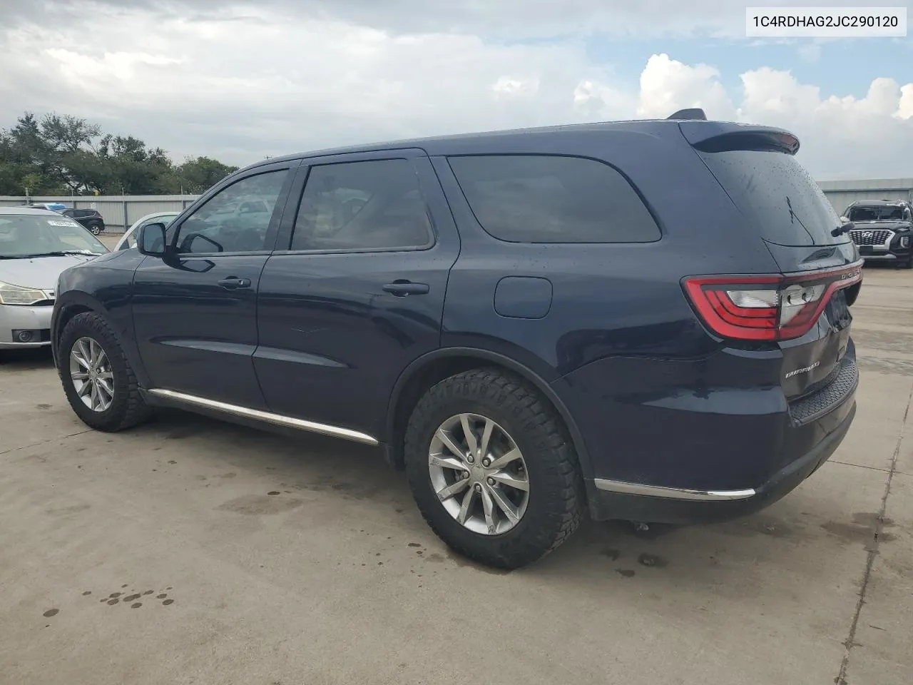 2018 Dodge Durango Sxt VIN: 1C4RDHAG2JC290120 Lot: 72853474