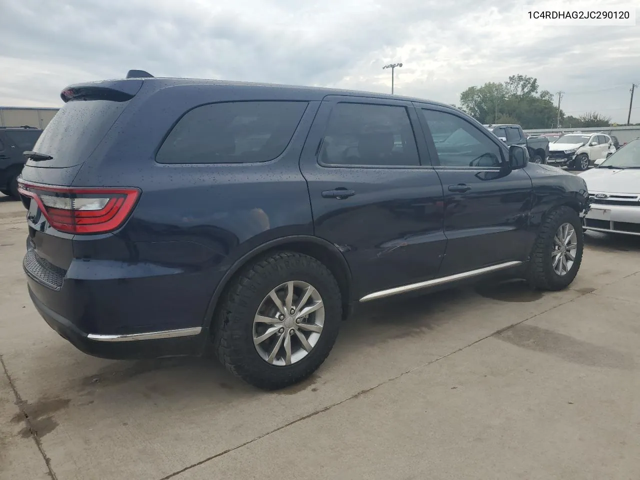 2018 Dodge Durango Sxt VIN: 1C4RDHAG2JC290120 Lot: 72853474