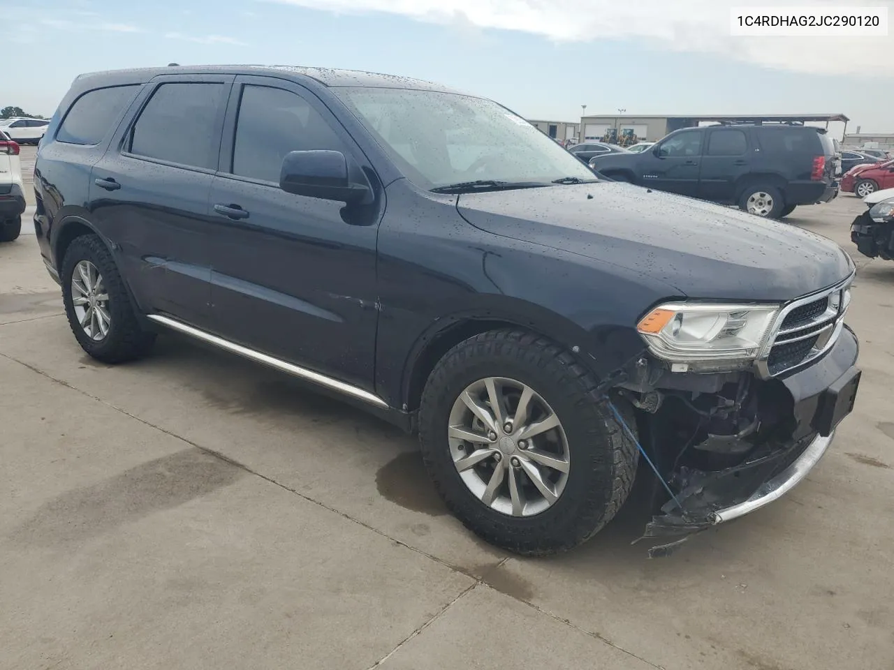 2018 Dodge Durango Sxt VIN: 1C4RDHAG2JC290120 Lot: 72853474