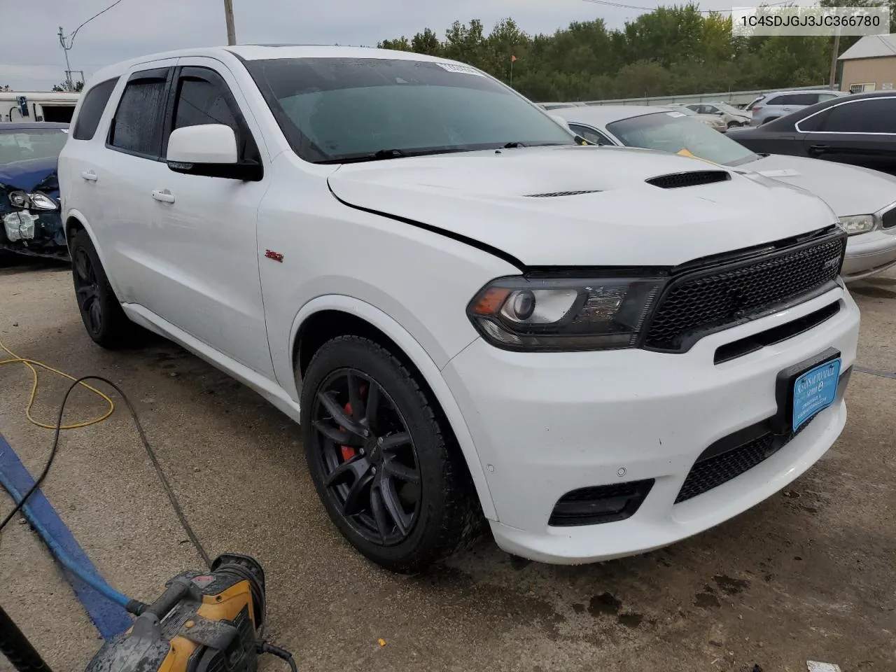 1C4SDJGJ3JC366780 2018 Dodge Durango Srt