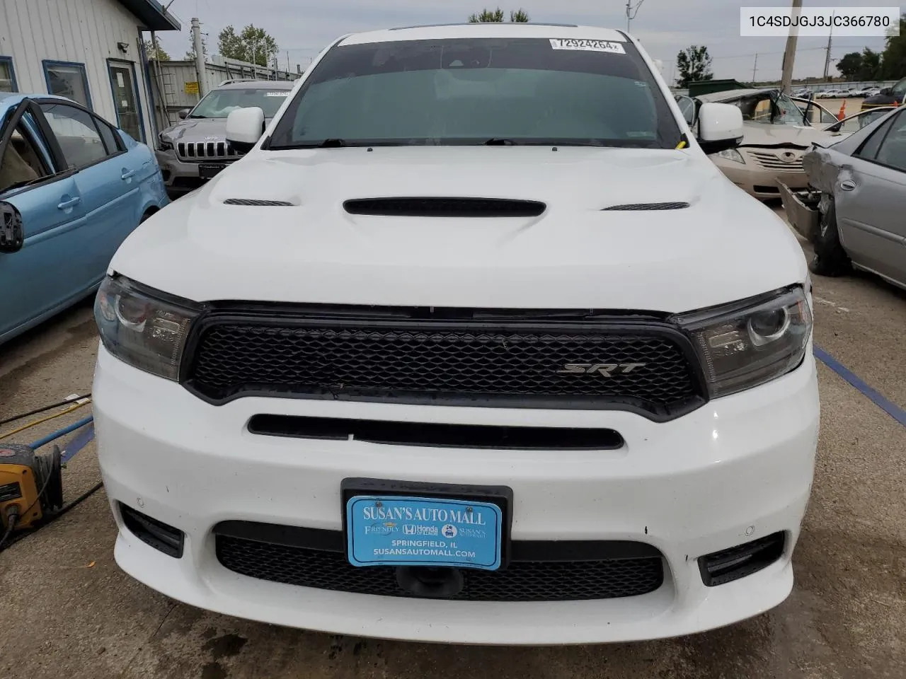 1C4SDJGJ3JC366780 2018 Dodge Durango Srt