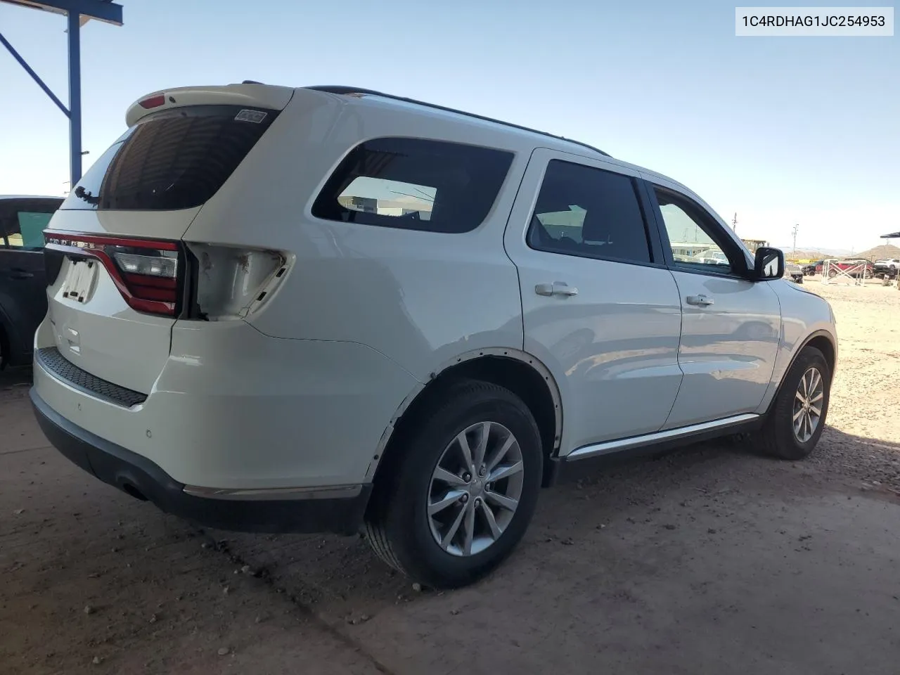 2018 Dodge Durango Sxt VIN: 1C4RDHAG1JC254953 Lot: 73202024