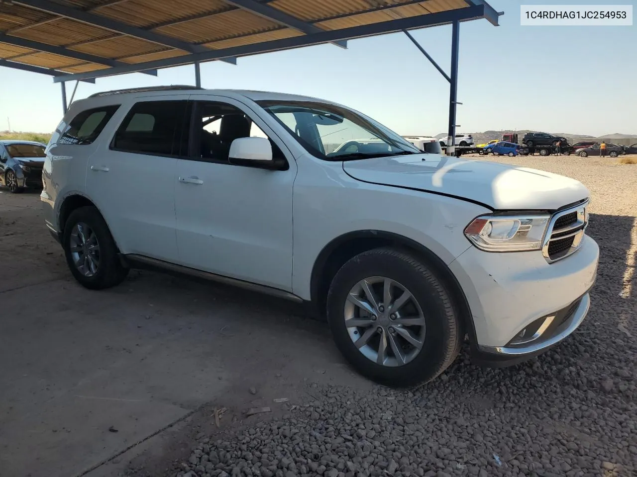 2018 Dodge Durango Sxt VIN: 1C4RDHAG1JC254953 Lot: 73202024