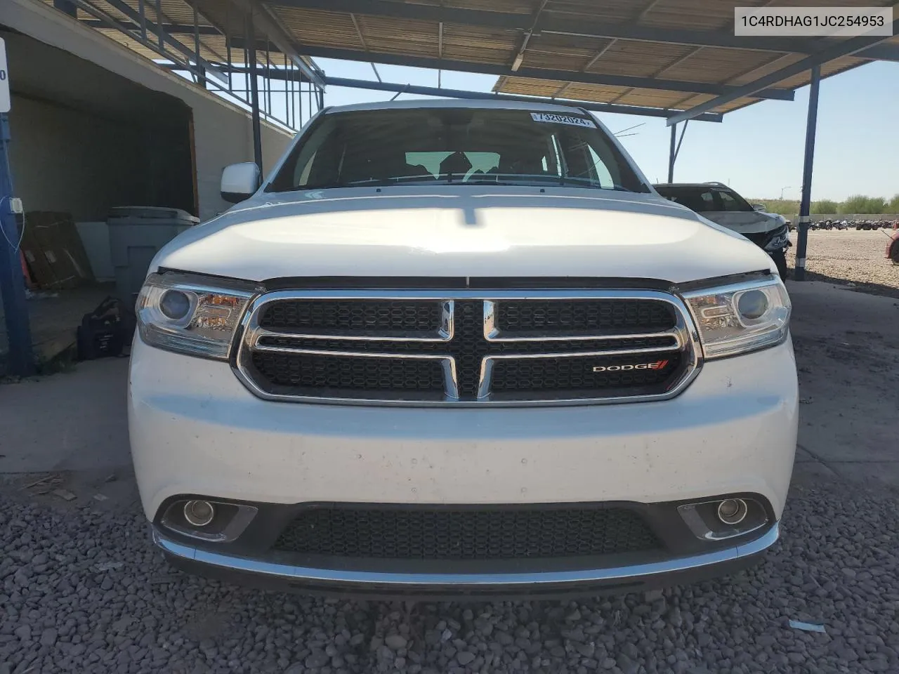 2018 Dodge Durango Sxt VIN: 1C4RDHAG1JC254953 Lot: 73202024