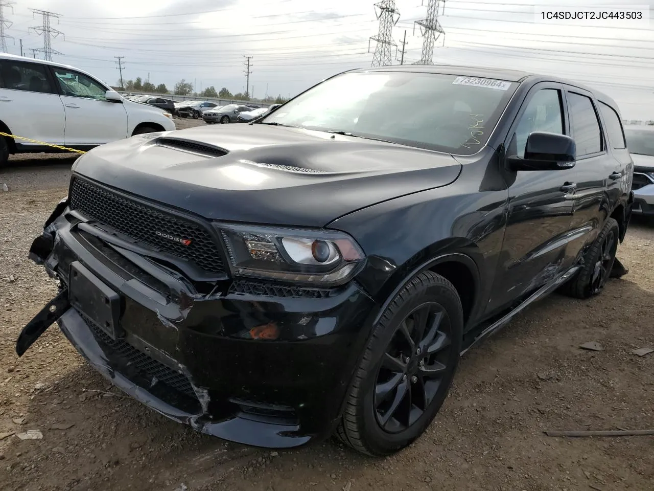 2018 Dodge Durango R/T VIN: 1C4SDJCT2JC443503 Lot: 73230964