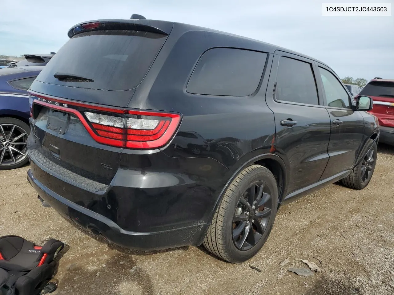 2018 Dodge Durango R/T VIN: 1C4SDJCT2JC443503 Lot: 73230964