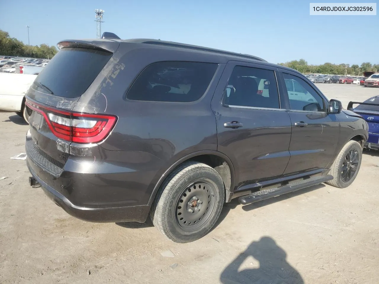 2018 Dodge Durango Gt VIN: 1C4RDJDGXJC302596 Lot: 73307774