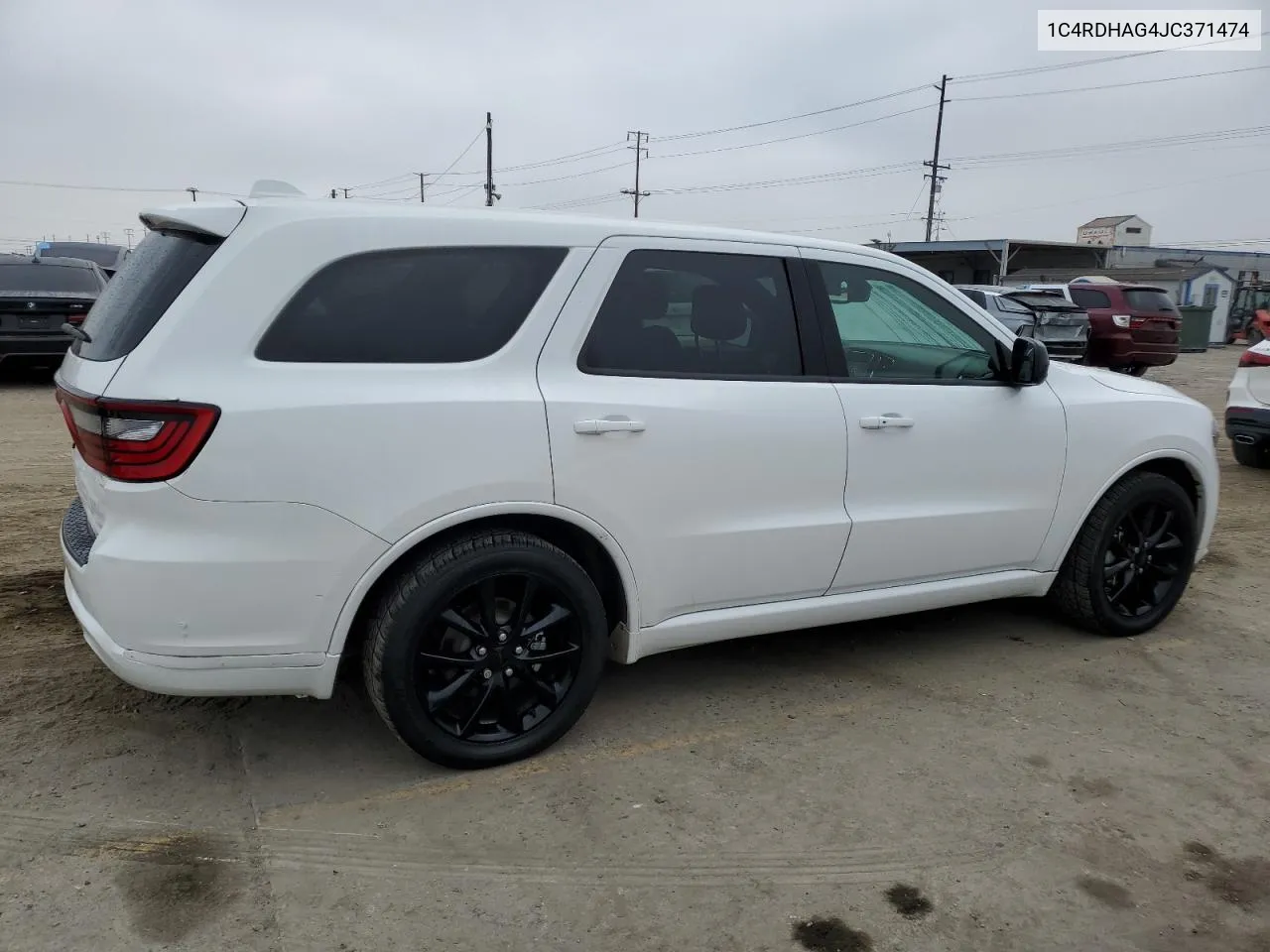 2018 Dodge Durango Sxt VIN: 1C4RDHAG4JC371474 Lot: 73308224