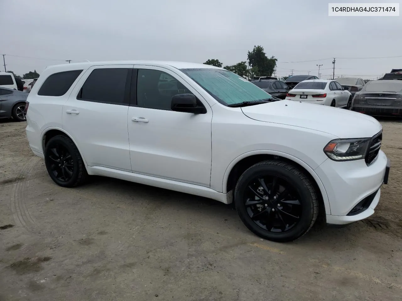 2018 Dodge Durango Sxt VIN: 1C4RDHAG4JC371474 Lot: 73308224